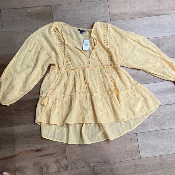 NWT American eagle bohemian top, size XS but can fit a small - Picture 1 of 5